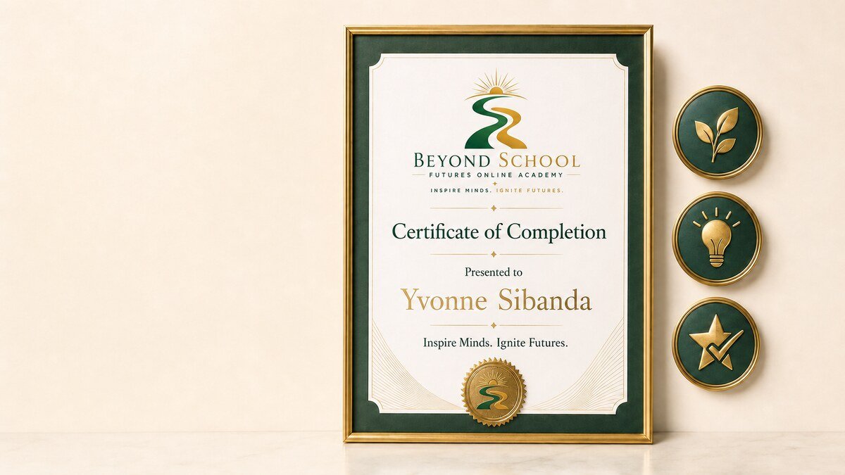 Beyond School Futures Academy Certificate of Completion
